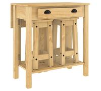 Bonne qualité - Ensemble de bar 3 pcs - Ensemble De Table À Manger Et 2 Chaises - Bois de pin massif DECO M8489244