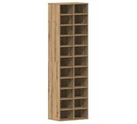 Bonne qualité - Meuble à chaussures - BONNIE - Commode à chaussures chêne artisanal 54x34x183cm bois ingénierie - Meuble d'entrée