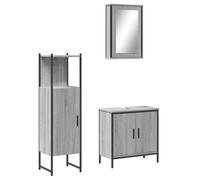 Bonne qualité - Mobilier Ensemble de meubles de salle de bain 3 pcs Salle de bain et WC - BONNIE - Sonoma gris DECO M8832343
