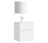 Bonne qualité - Mobilier Ensemble de meubles de salle de bain Blanc - Aggloméré DECO M2446428