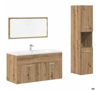 Bonne qualité - Mobilier Ensemble de meubles salle de bain 3 pcs Salle de bain et WC - BONNIE - Bois d'ingénierie DECO M7848075