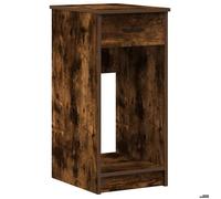 Bonne qualité - Support de tour d'ordinateur et tiroir chêne fumé 35x45x77cm - poste de travail meuble informatique DECO M7665990
