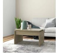 Bonne qualité - Table Basse de Salon pour thé ou café-chêne sonoma 68x50x38 cm - bois d'ingénierie DECO M8721180