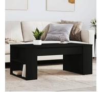 Bonne qualité - Table Basse de Salon pour thé ou café-noir 102x55x42 cm - bois d'ingénierie DECO M9725703