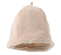 Bonnet de Sauna Unisexe en Nylon Polyester, Taille 30x30x23cm | Style Classique Traditionnel, Couleur Kaki, Design Feutré, pour Sauna, Hot Yoga et Cheveux Longs