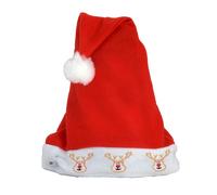 Bonnet Père Noël adulte avec lumières modèle rennes
