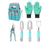 Bonnet Trappeur Transplantoir Grattoir Sécateur Avec Gants | Kit de Jardin avec Sac de Transport Pour Femmes Randonnée Ski Plein Air Loisirs