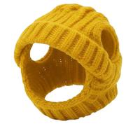Bonnet tricoté avec Trous pour Les Oreilles - 18 x 12 cm - Bonnet pour Chien et - Design Doux et Respirant - pour fête, Festival, Cosplay, Hiver, Anniversaire