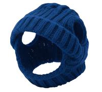 Bonnet tricoté avec Trous pour Les Oreilles - 18 x 12 cm - Bonnet pour Chien et - Design Doux et Respirant - pour fête, Festival, Cosplay, Hiver, Anniversaire