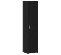 BONNIE®Armoire à vitrine/Placard Chêne noir - Décoration pour Maison,cuisine,40x42,5x185 cm ,Bois d'ingénierie FR244971