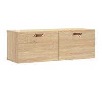 BONNIE®Armoire murale - Décoration pour salon, Cuisine, chêne sonoma 100x36,5x35 cm ,Bois d'ingénierie FR407423