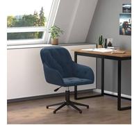 BONNIE®Chaise de bureau - Réglable hauteur - Ergonomique,Chaise pivotante Bleu Velours,L56 x P61.5 x H80 cm qacj1855