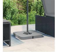 BONNIE® Ensemble de base de parasol - Dalle de Parasol pour parasol - Dalle de Parasols à pied croisé 4pcs PP EU352147
