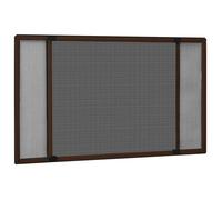 BONNIE® Moustiquaire extensible pour fenêtres Marron (100-193)x75 cm - Anti-Insectes, Facile à Installer - EU498769
