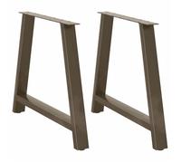 BONNIE® Pieds de table à manger en forme de A, (Set de 2), 100 x (72-73) cm, acier &FR933890