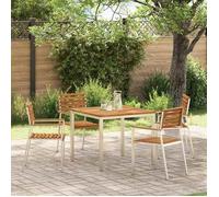BONNIE®Table à manger d'extérieur - 2/4/6personnes - Marron Bois d'acacia massif EU5791622