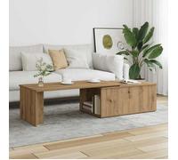 BONNIE®Table basse - Table à café - Grand espace d Table basse chêne artisanal 150x50x35 cm - bois d'ingénierie 22702