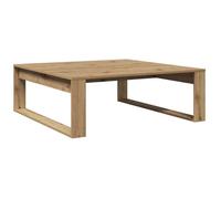 BONNIE®Table basse - Table à café - Grand espace de rangement - chêne artisanal 100x100x35 cm ,Bois d'ingénierie FR802226