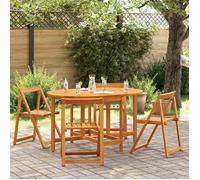 BONNIE®Table de jardin/balcon/Terrasse - Contre l'usure/corrosion - Marron 110 x 60 x 72cm Bois d'acacia massif - 2/4/6 Personnes
