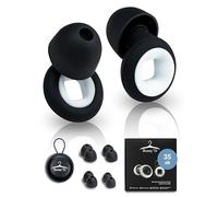 Bonny*D Bouchons d'oreille anti-bruit SNR 35 dB Silicone Noir Universel Réutilisable 2 Pièces