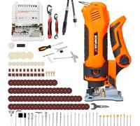 BONPLUS Multitool, Multi-Cutter, Outil Multifonctionnel Oscillant, 327 Accesoires, 25000 RPM,Outils Oscillants 600W, 220V, Bricolage