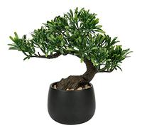 Bonsaï Artificiel de genévrier, Plantes artificielles d'intérieur avec Pots en céramique pour Maison, Table, Bureau, Salle de Bain, Chambre à Coucher, Salon, décoration de Ferme