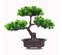Bonsaï Artificiel, Plante en Pot de pin de Simulation d'affichage de Bureau, Fausse Plante Verte d'ornements de Pot d'arbre, pour Le Bureau, la Maison, Le Bricolage décoratif