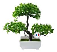 Bonsaï Artificiel Réaliste - Plante Décorative Japonaise en Pot - Idéal Intérieur, Bureau et Maison - sans Entretien - 27 cm