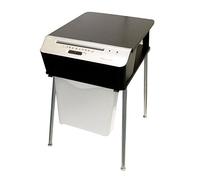 Bonsaii 510909 Doc Shred Fit Destructeur de documents | Table d'imprimante | Coupe croisée | 7 feuilles | 10 litres | Taille des particules 4 x 40 mm (P-4) | Dimensions (L x l x H en cm) : 41 x 54 x