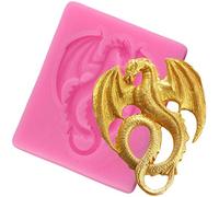 Bontannd Sugarcraft Dragon Silicone Moule Fondant Moule Moule Gâteau Outils Outils Chocolat Gumpaste Moule Candy Cuisine Cuisine Cuisine Cuisine