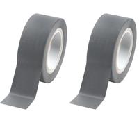 BONUS Eurotech 1BL23.48.0050/033A# Ruban de marquage au sol PVC, largeur 50 mm, longueur 33 m, adhésif à base de caoutchouc, épaisseur 0,17 mm, gris (Lot de 2)
