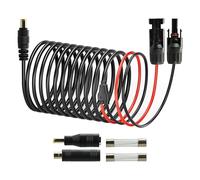 Boobrie MC4 vers DC 8mm Solar Panel Adapter for Bluetti/EcoFlow - Câble d'extension robuste 12AWG avec connecteurs DC7909 à DC8020 & DC5525 - Générateur solaire, station d'alimentation portable 5 m