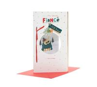 Boofle Carte de Noël pour fiancé - Motif mignon