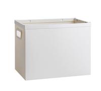 Book Storage Box for Students | Large Capacity Plastic Organizes Books & Supplies | For Classroom/Desk/Home | Sturdy & Portable Design (Large)
