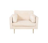 Paris Prix – Fauteuil Boom – design en velours – Beige