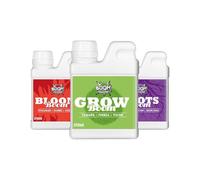Boom Nutrients | Pack Engrais Complet avec Simulateur Racinaire | Start Tripack 250ml