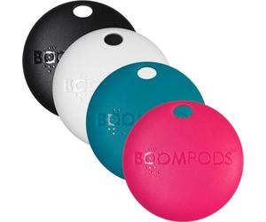 BOOMPODS Boomtag, article, Finder, noir, bleu, rose, blanc, étanche, IPX5, Find My