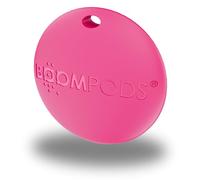Boompods Boomtag Traceur Tag - Smart Traceur Bluetooth Compatible avec Apple Find My, Étanche IPX5, Localisateur d'objet pour Clés, Portefeuille, Enfant et Chien - Rose