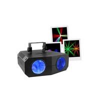 BoomTone Dj BoomToneDJ Double Moon - Jeu de lumière à LED - 114 LED RGBWA - Mode auto/musical - Configuration Plug&Play