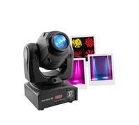 BoomToneDJ Maxi Spot 60 LED RGB 60W Spotlight Disco DJ Éclairage de Scène DMX Spots Reconnaissance Automatique Musique Lumière 7 Gobos Shake Stroboscope pour Bar Club Mariage