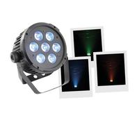 BoomTone Dj BoomToneDJ LEDPAR 7x10W - Jeu de lumière LED - Multi effets colorés - 70W - Contrôle DMX - Détection musicale