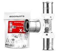 BOOPARTS - 4 Pièces - Té Réduit à Sertir Ø16-20-16 | Raccord Multicouche Contour TH | Raccord Plomberie Durable et Étanche pour Chauffage et Eau Sanitaire