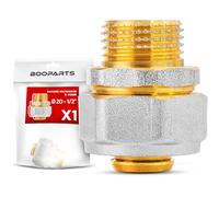 BOOPARTS - Raccord Mâle à Visser Ø20-1/2" 15/21 | Raccord Multicouche à Compression pour Tubes PER, PEX et Multicouche | Plomberie, Chauffage et Sanitaire