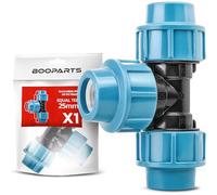 BOOPARTS - Raccord Té PP à Visser Ø25 mm pour Tube PE | Arrosage, Irrigation, Plomberie Multicouche