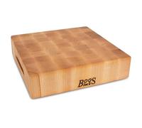 Boos Block Billot De Boucher Professionnel - Planche Bois De Bout - Billot De Cuisine - Planche Erable d'Amérique du Nord - 30,5 x 30,5 x 7,5 cm