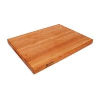 Boos Block Planche à Découper en Merisier - Billot De Boucher - Planche a Decouper Professionnelle - Planche en Bois Apero - Planche Bois Massif - 51 x 38 x 4 cm, Cerise