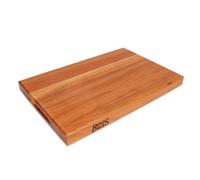 Boos Block Planche à Découper En Merisier - Billot De Boucher - Planche a Decouper Professionnelle - Planche En Bois Apero - Planche Bois Massif - 46 x 31 x 4 cm, Cerise