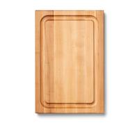 Boos Block Pro Chef-Groove - Planche à Découper Avec Rainure à Jus - Planche Erable d'Amérique Du Nord - Billot De Cuisine - Planche a Decouper Professionnelle - 46 x 31 x 4 cm
