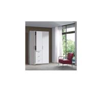 BOOST Armoire 3 portes 203x117cm blanc brillant