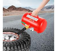 Booster de gonflage de pneus 20 l - Airbooster - Canon à air comprimé en acier - Gonfleur de pneu pour voiture, camion, SUV, tracteur, camping-car, service et atelier de voiture - Pression de travail